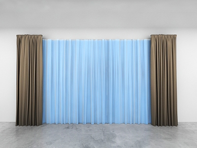 Curtains 3d model