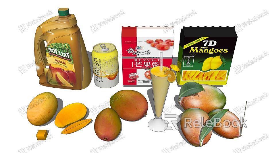 Modern drink mango model