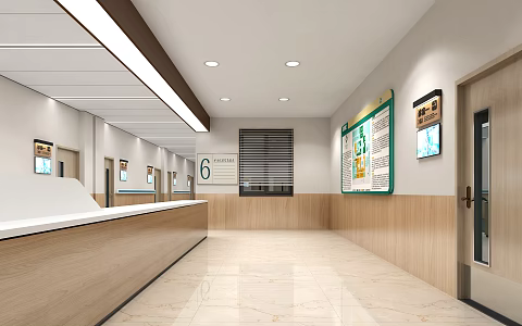 Modern Zhijin Yikang Hospital, 3rd Floor 3d model