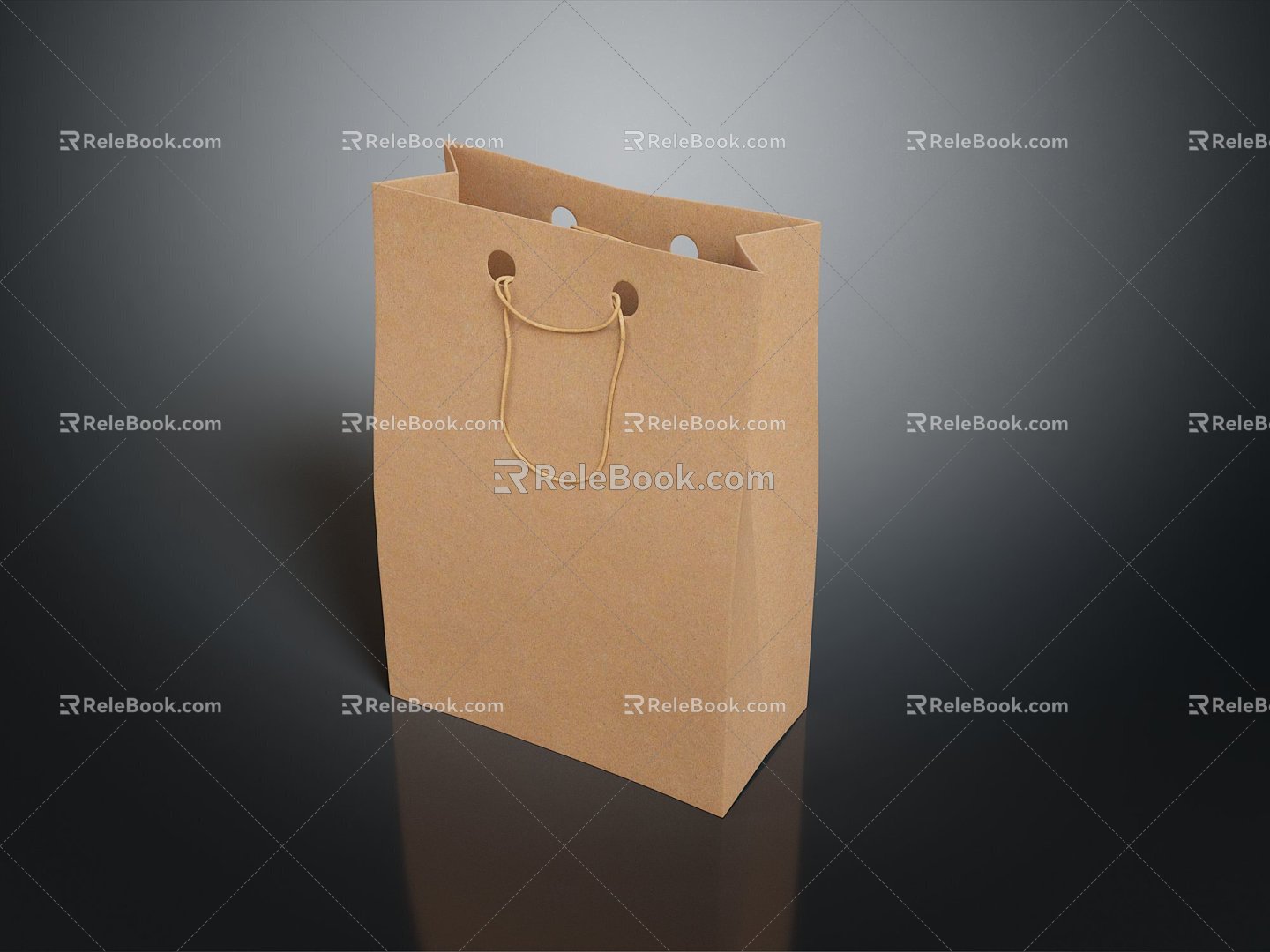 Paper Bag Shopping Bag Shopping Bag Shopping Bag Shopping Bag Premium Shopping Bag Shopping Bag Paper Bag Kraft Paper Bag 3d model