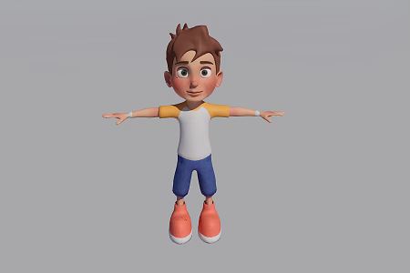 Little Boy 3d model