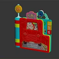 Colorful Electronic Learning Toy Book for Kids with Cartoon Design and Interactive Sound Buttons