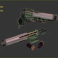 Signal gun starting gun signal flare pistol semi-automatic pistol automatic pistol modern weapon hot weapon 3d model