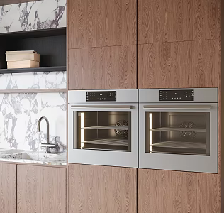 Modern embedded oven 3d model