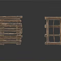 Handmade Rustic Wooden Shelves With Stacked Planks And Multi Tiered Design