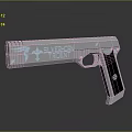 Modern Tactical Metal Pistol With Sleek Design And Ergonomic Grip