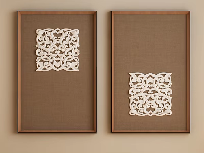 Modern French Decorative Painting Decorative Painting 3d model