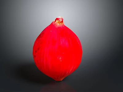 Whole Fresh Red Onion Vibrant Vegetable As Healthy Food Ingredient 3d model