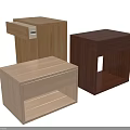 Modern Wooden Nightstand Designs with Drawer Storage and Light Dark Wood Finishes