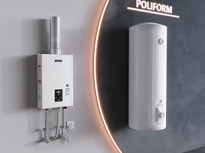 POLIFORM Wall Mounted And Storage Water Heaters Modern Home Appliances For Interior Use 3d model