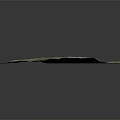3D Garden Landscape Model Featuring Green Vegetation Mountainous Terrain Agricultural Fields And Urban Areas