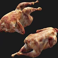 Two Lifelike Reptile Models Displaying Detailed Skin Patterns On Black Surface