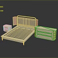 Modern Bedroom Furniture Set With Platform Bed Nightstand And Dresser