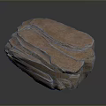 Natural Stone and Wood Fusion Decorative Item with Detailed Surface Patterns