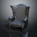 Modern Single Seater Sofa With Quilted Pattern Armrest Details And Elegant Design Elements