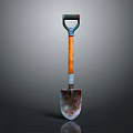 Professional Hardware Tool Shovel With Wooden Handle And Sturdy Metal Blade