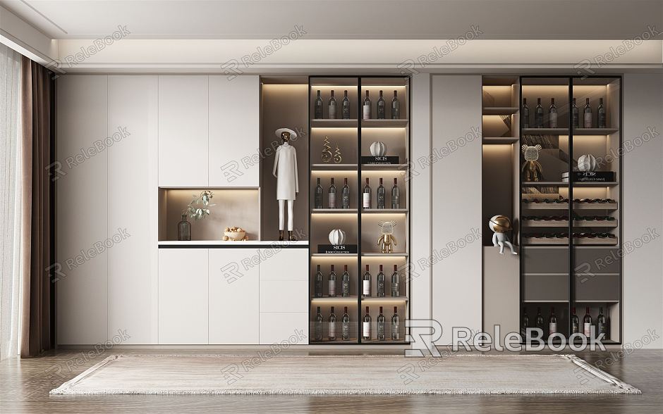 Modern Wine Cabinet model