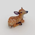 Decorative Deer Figurines Set With Adult Baby Deer And Small Decorative Elements