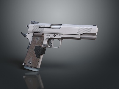 modern pistol semi-automatic pistol automatic pistol modern weapon 3d model