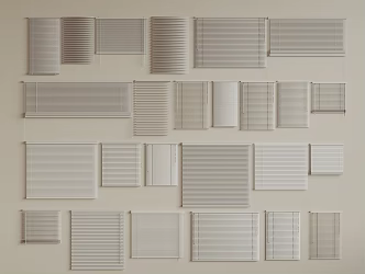 Modern venetian blinds 3d model
