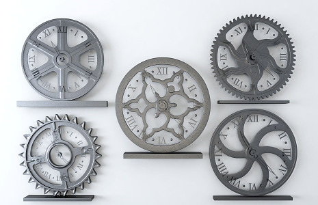 Modern Clock 3d model