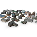 Multiple Detached Villas Models With Various Colors And Different Styles
