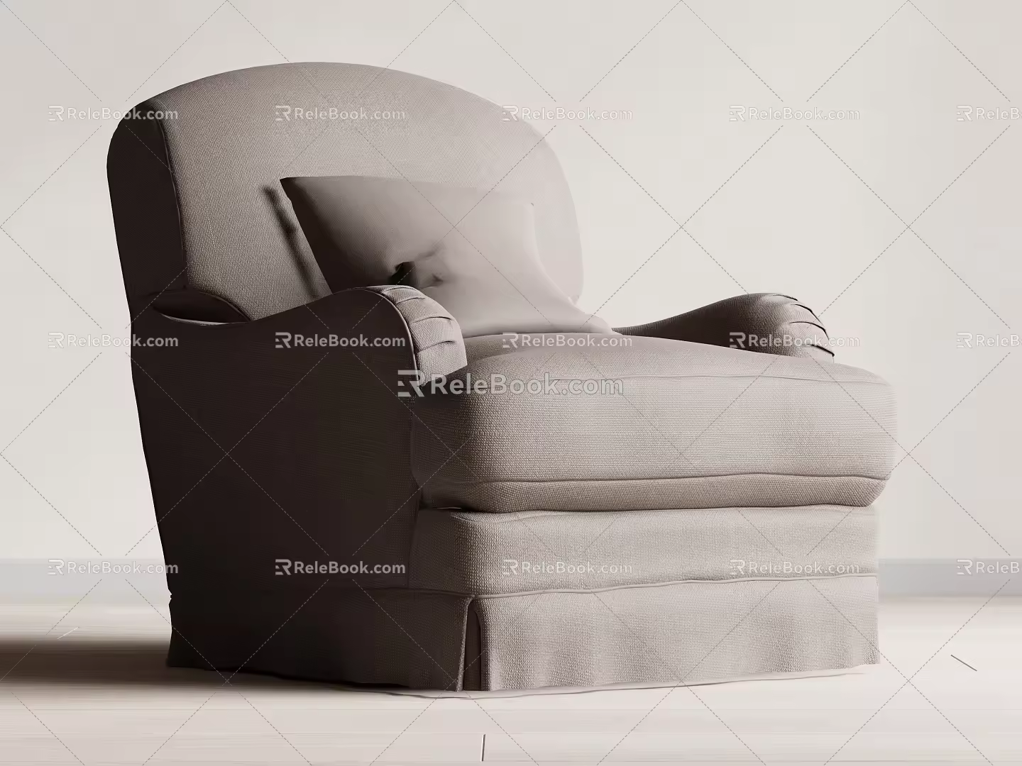 Wind single sofa 3d model