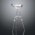 Commercial Telescope Equipment With Silver Sturdy Adjustable Tripod For Professional Use