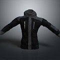 outerwear outerwear leather outerwear leather outerwear long coat bat shirt costume fashion 3d model