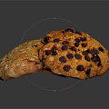 Delicious Homemade Chocolate Chip Cookies With Oatmeal And Freshly Baked Goodness