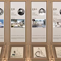Sales Office Development Map Display With Location Team Portraits And Project Information