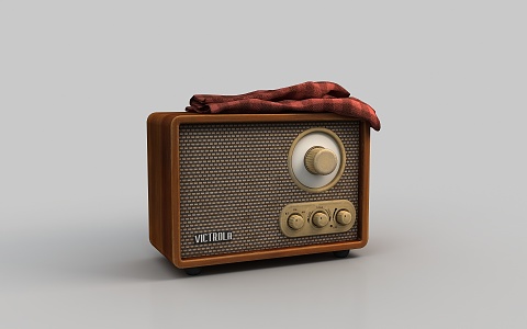 Radio Station 3d model