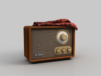 Radio Station 3d model