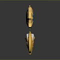 Medieval Shield Ancient Shield Defensive Weapon Ancient Shield Iron Shield Protective Shield Wooden Shield 3d model