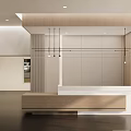 Modern Hotel Lobby Interior Design With Wooden Elements Reception Desk Sofa And Recessed Lighting
