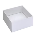 Sleek Modern Square White Washbasin Design For Minimalist Bathroom Interior