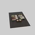 Art Themed Books With Colorful Painting Covers On Dark Desktop And Decorative Candles