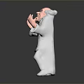Wise Old Man Old Man Ancient Old Man Ancient Wise Warlock Taoist priest wizard mage 3d model