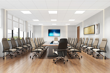 Modern Conference Room 3d model