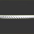 Fashionable Silver Bracelet With Twisted Rope Design And Shiny Metallic Surface