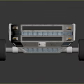 3D Designed Utility Trailer Featuring Metal Frame Textured Floor Wheel And Hitch