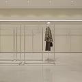 MRS ZONA Clothing Store With Mannequins Clothing Displays Green Plants And Bright Interior
