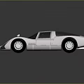 White Ferrari Sports Car With Sleek Design On Dark Background And Reflection