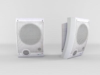 Modern sound speakers 3d model