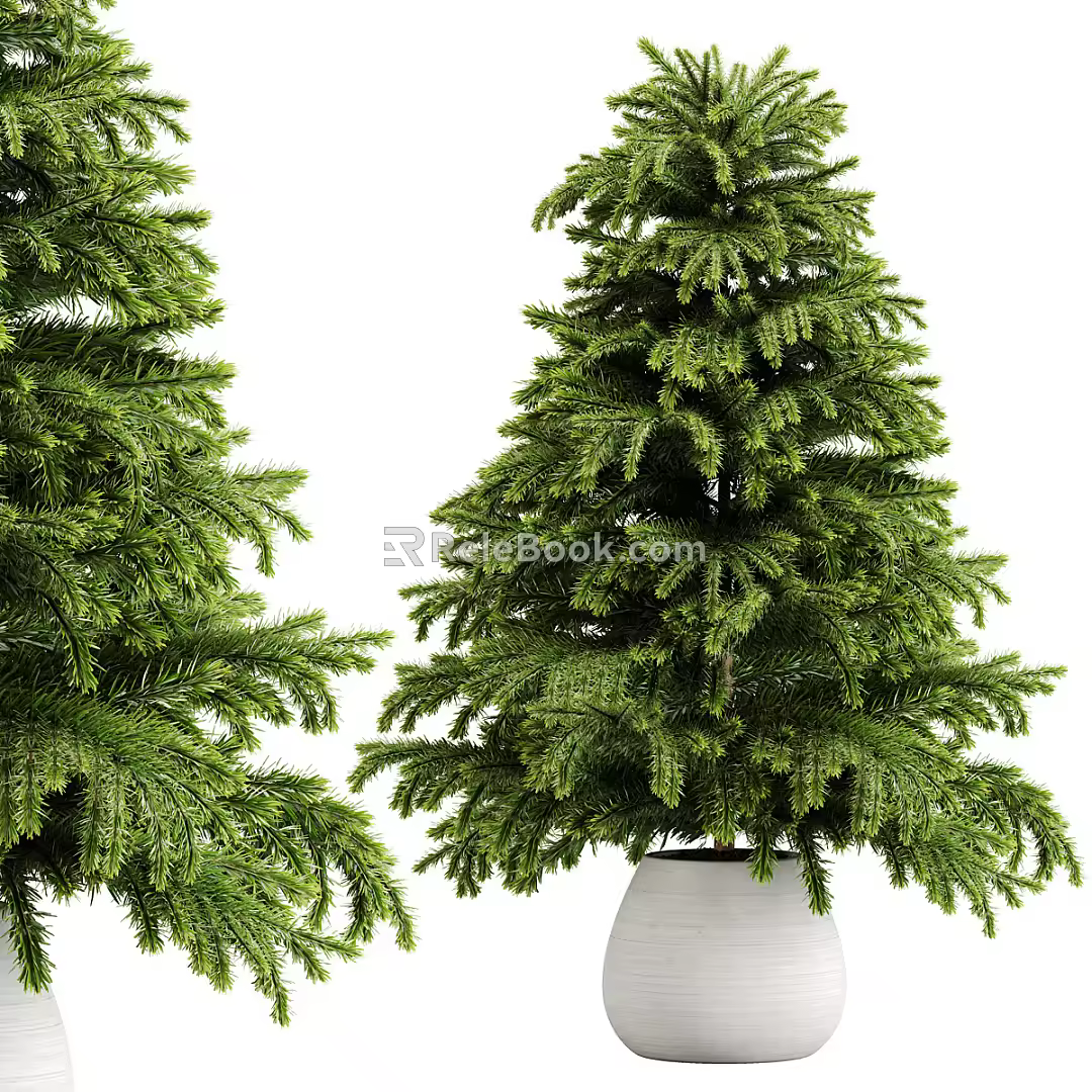 Modern Christmas Tree 3d model