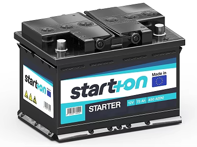 Starton Starter Industrial Battery Made In EU For Vehicle Applications 3d model