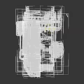 Highly Detailed Motorcycle Engine With Mechanical Parts And Chrome Components