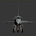 Silver F-WBHA Model Airplane With Pointed Nose Wings Landing Gear And Reflective Surface