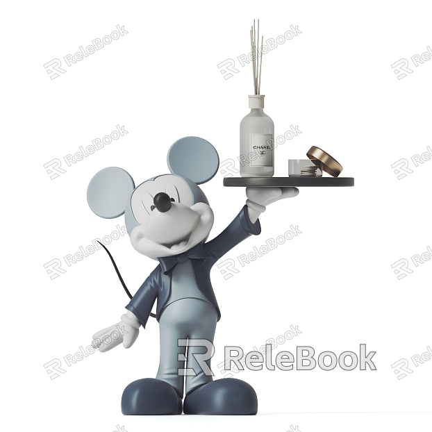 Mickey Mouse Tray Ornaments Mickey Mouse Side Cabinet model