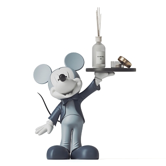 Mickey Mouse Tray Ornaments Mickey Mouse Side Cabinet 3d model